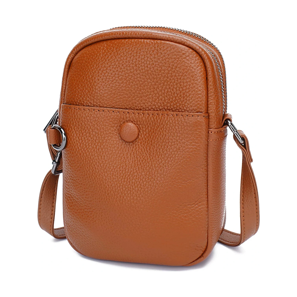 LUNA LEATHER VERTICAL CROSSBODY BAG
