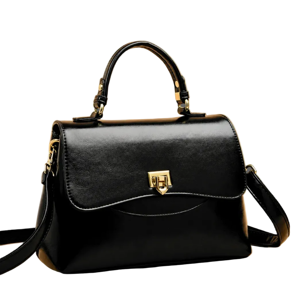 VIVIENNE CLASSIC LEATHER HANDBAG