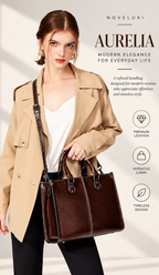 AURELIA PREMIUM LEATHER TOTE BAG