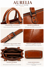 AURELIA PREMIUM LEATHER TOTE BAG