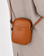 LUNA LEATHER VERTICAL CROSSBODY BAG