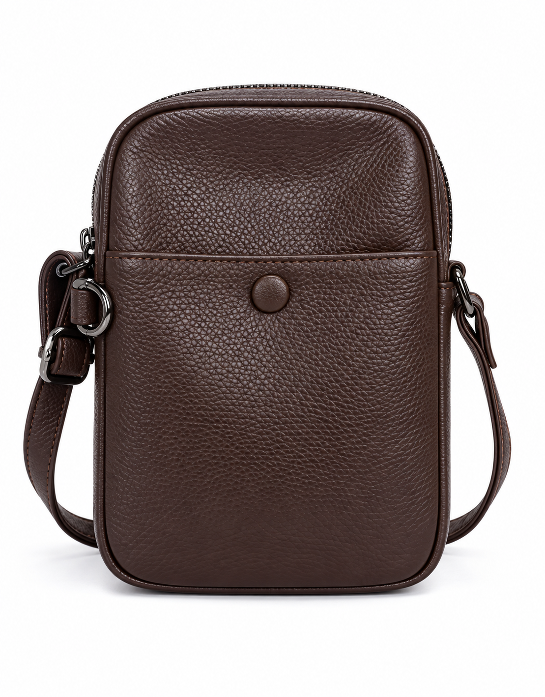 LUNA LEATHER VERTICAL CROSSBODY BAG