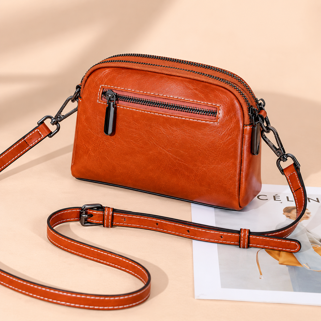 MILA LEATHER MINI SHOULDER BAG