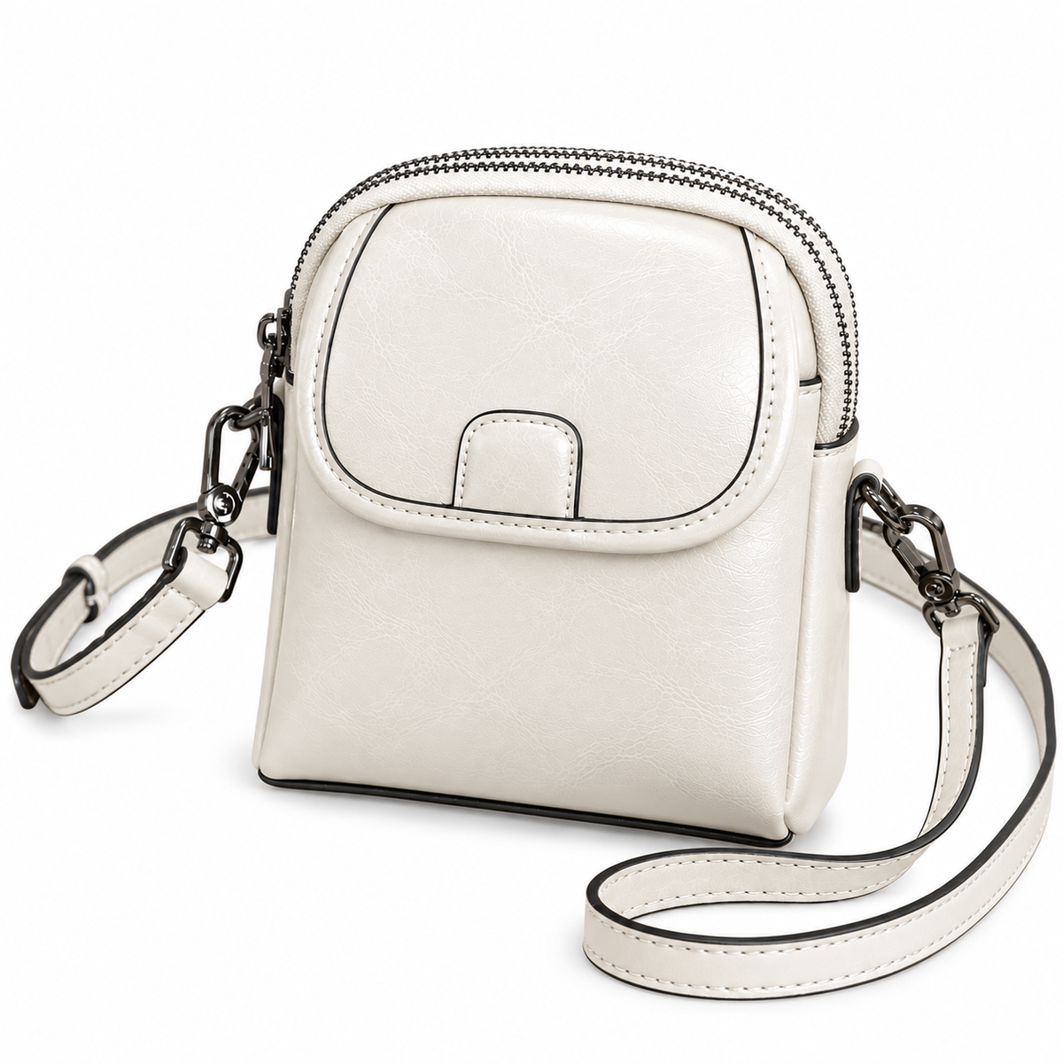 MIRA LEATHER MINI CROSSBODY BAG
