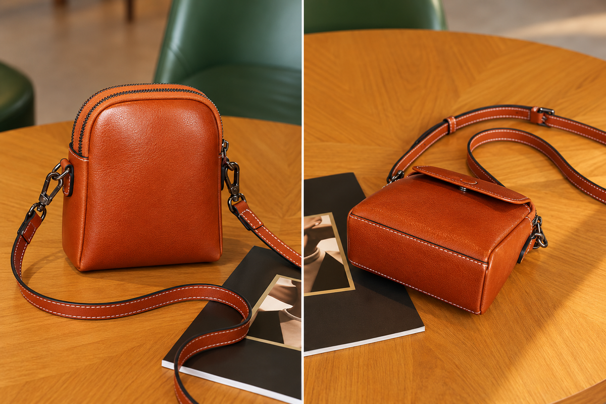 MIRA LEATHER MINI CROSSBODY BAG