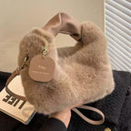ELISE PLUSH SHOULDER BAG