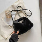 ELISE PLUSH SHOULDER BAG