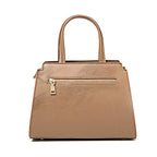 MARGOT CROCODILE-EMBOSSED LEATHER SATCHEL