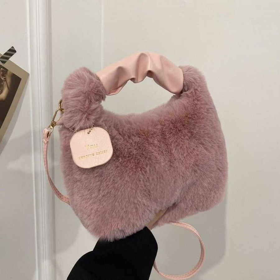 ELISE PLUSH SHOULDER BAG