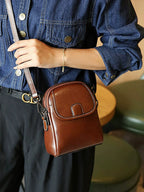 MIRA LEATHER MINI CROSSBODY BAG
