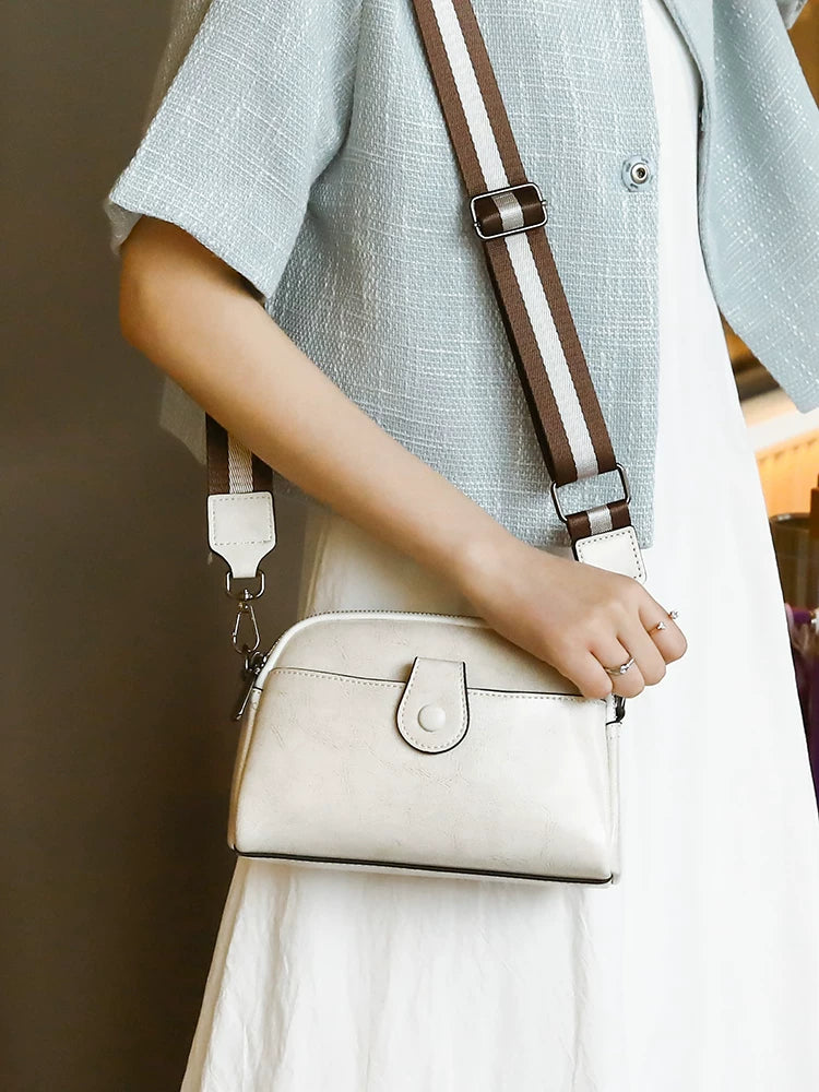 MILA LEATHER MINI SHOULDER BAG