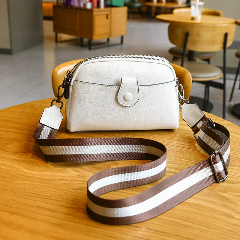 MILA LEATHER MINI SHOULDER BAG