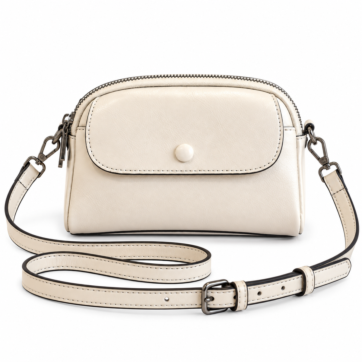LIVIA MINI LEATHER CROSSBODY BAG