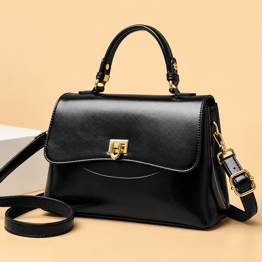 VIVIENNE CLASSIC LEATHER HANDBAG