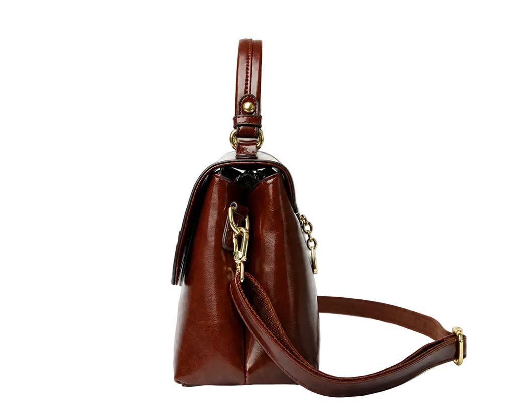 VIVIENNE CLASSIC LEATHER HANDBAG