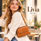 LIVIA MINI LEATHER CROSSBODY BAG