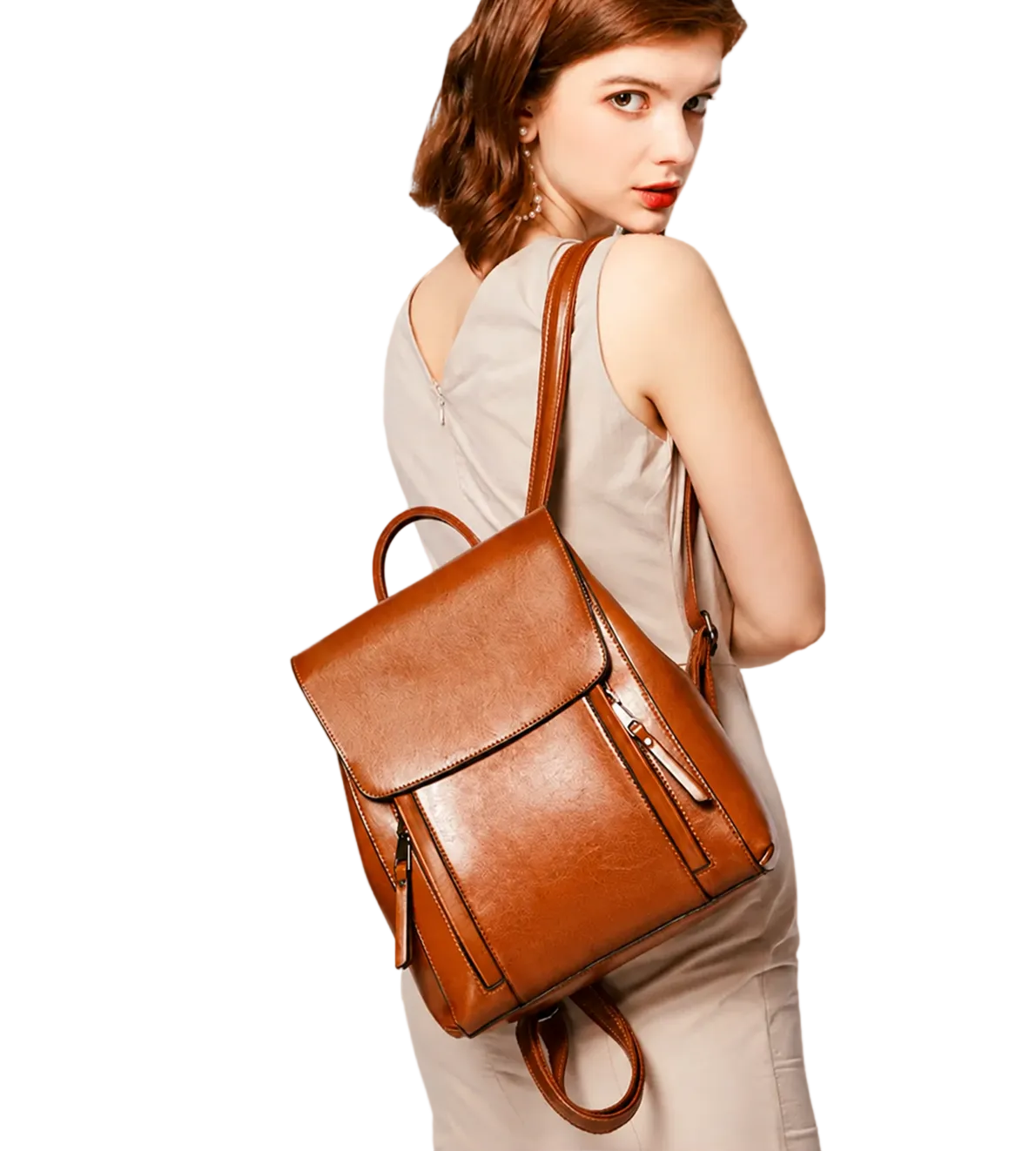 ARIA PREMIUM LEATHER BACKPACK