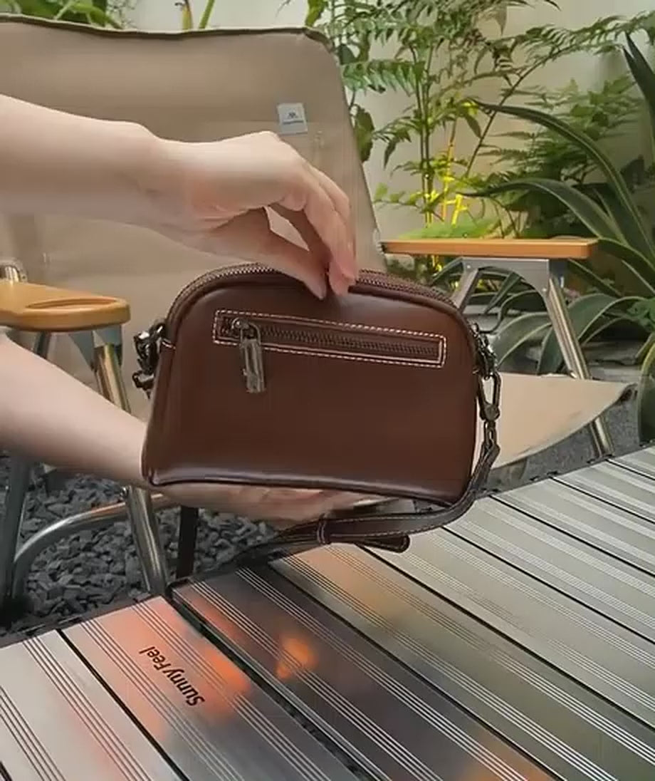 LIVIA MINI LEATHER CROSSBODY BAG